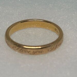 Rose gold 18k tiffany and co ring size 5.75-6